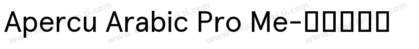 Apercu Arabic Pro Me字体转换